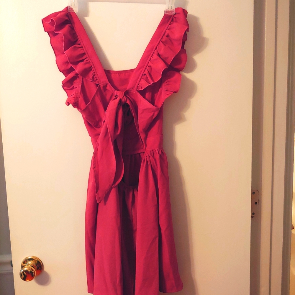 Summer dress coral